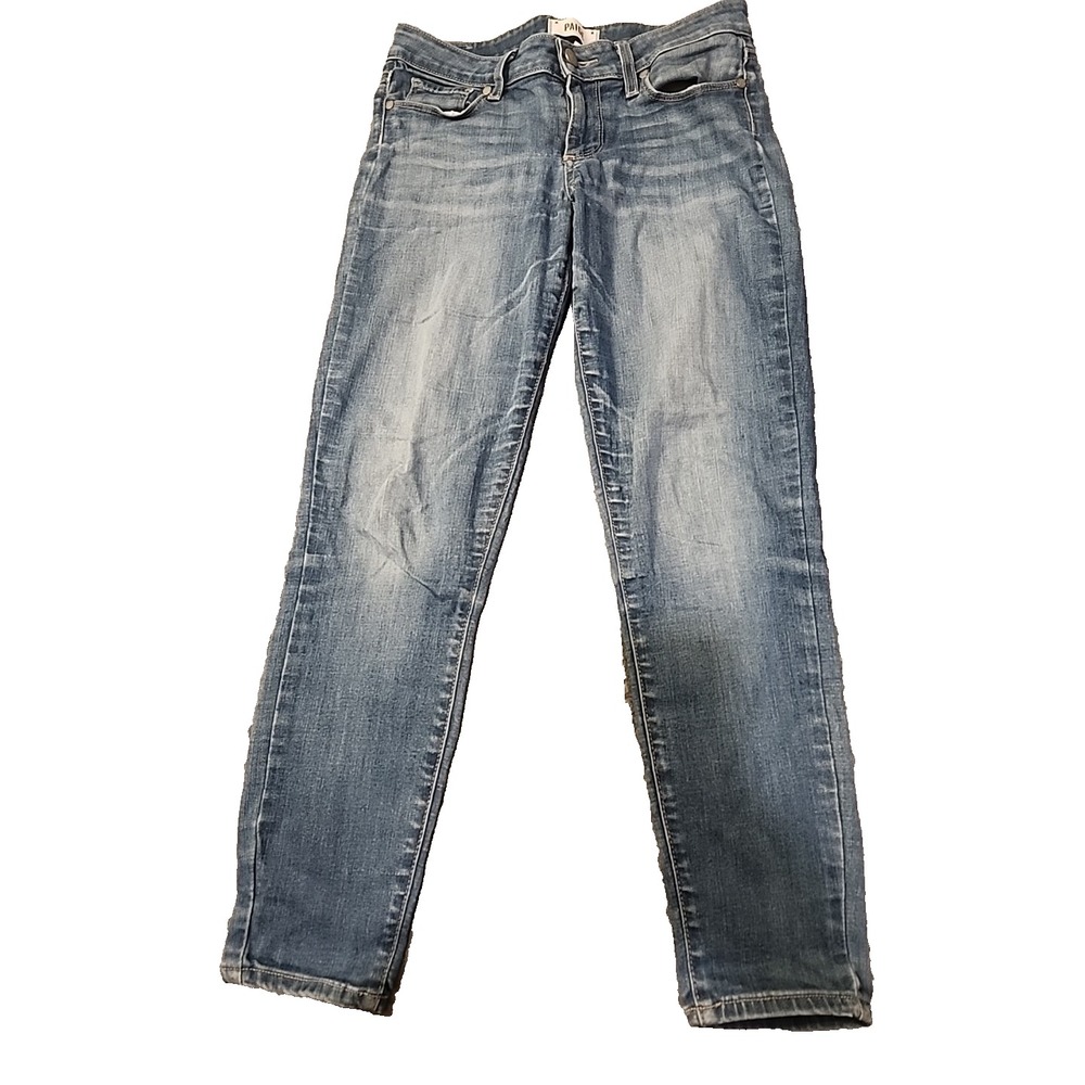 Vintage Y2K Paige Jeans Womens 27‎ Verdugo Crop Stretch Denim Cotton Elastane